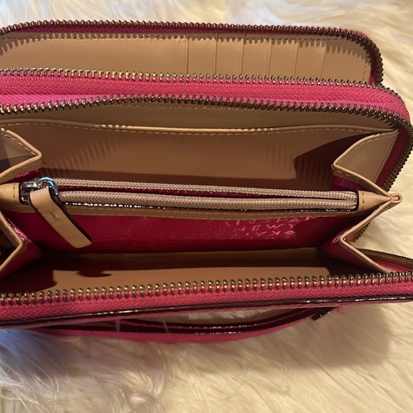 KATE SPADE GREY STREET TIERA PEBBLED LEATHER DOUBLE ZIPPERED - Picture 4 of 9